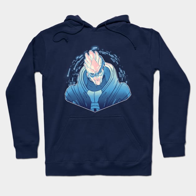 Garrus Vakarian Hoodie by queenseptienna